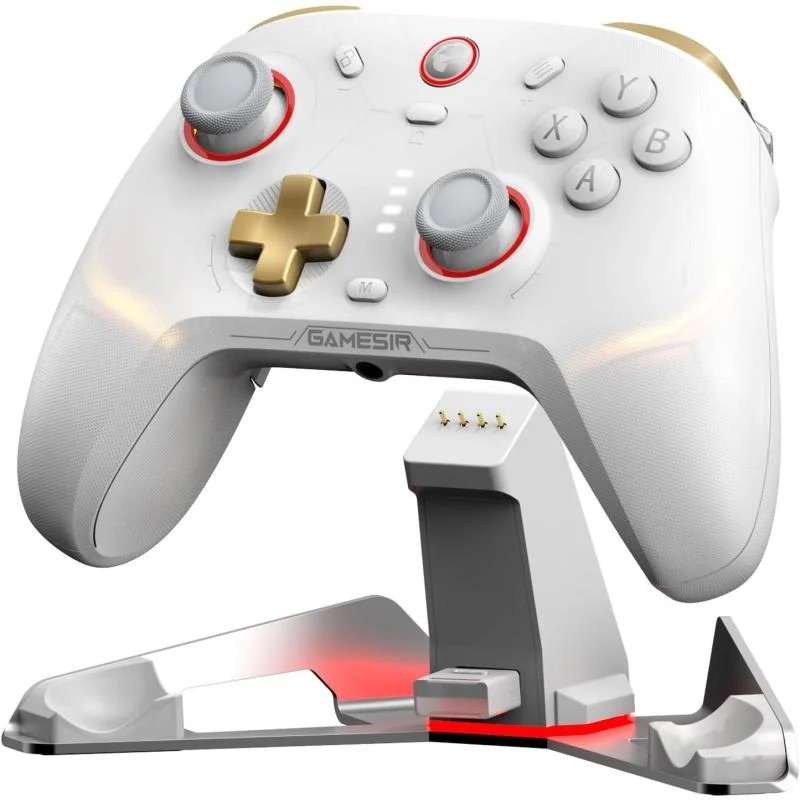 GameSir Cyclone 2 TMR Sticks , Hall Effect Trigger 2.4g Wireless Controller Beyaz Nintendo Switch, Windows PC, Android ,Ios