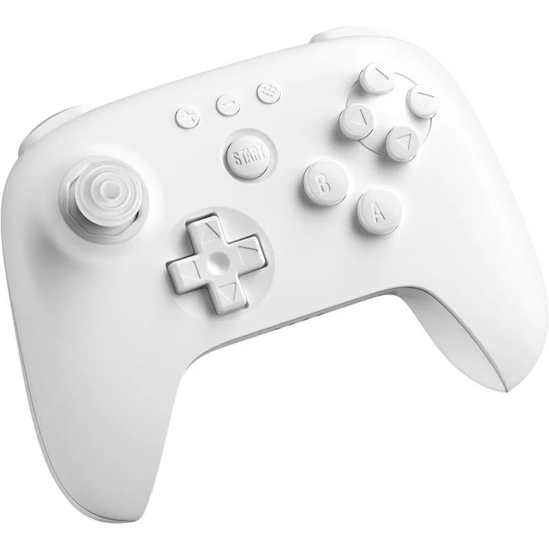 8Bitdo 64 Bluetooth Controller 3D Analog Switch, Windows, ve Android Uyumlu (White)