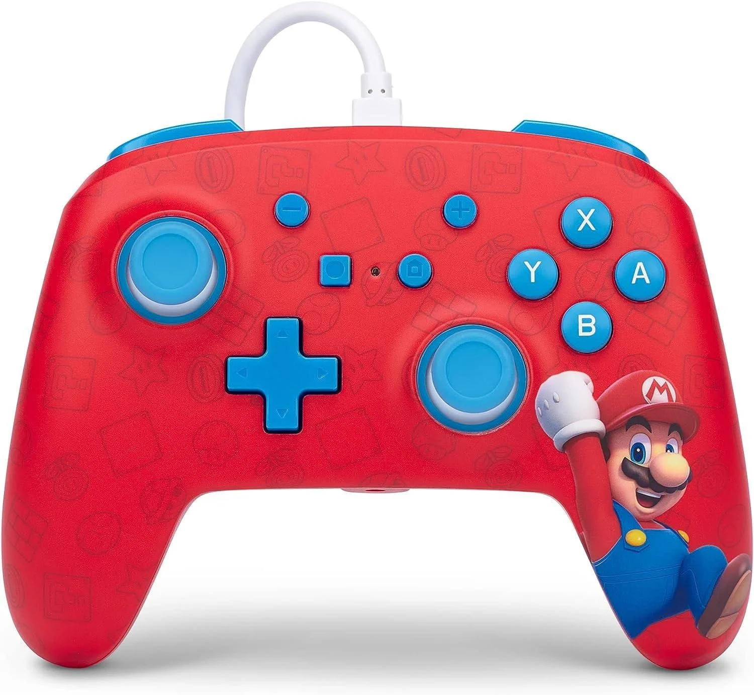 Nintendo Switch Kablolu Oyun Kolu Lisanslı Super Mario Woo-hoo! Mario PowerA