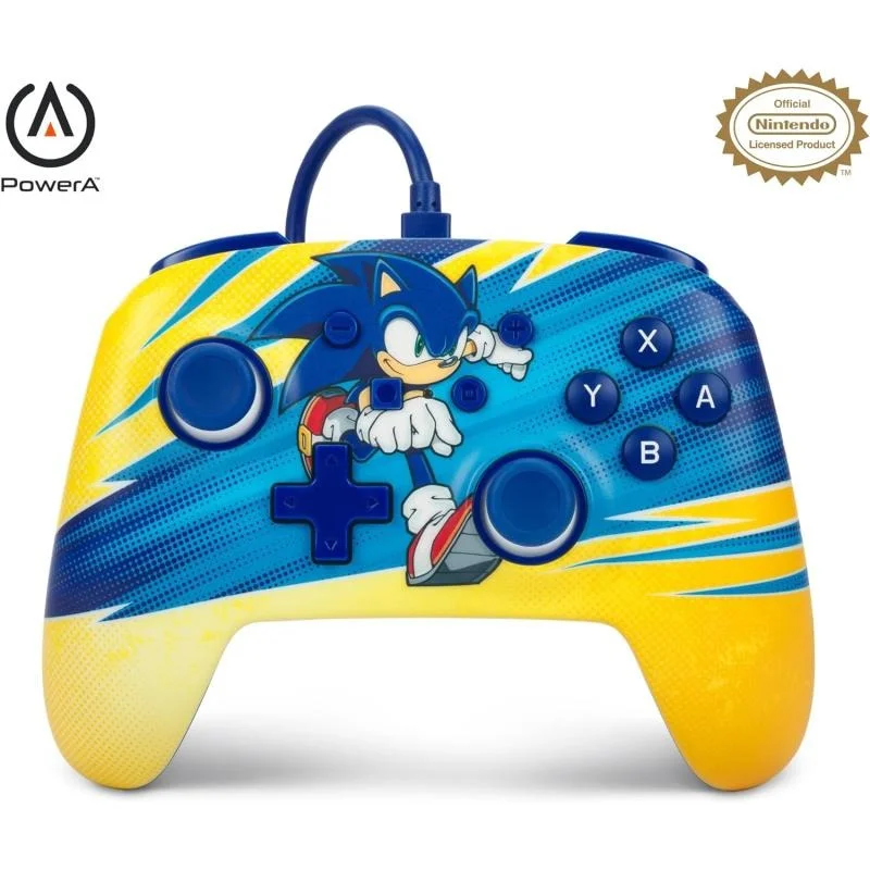 Nintendo Switch Kablolu Oyun Kolu Lisanslı Sonic Boost Edition PowerA