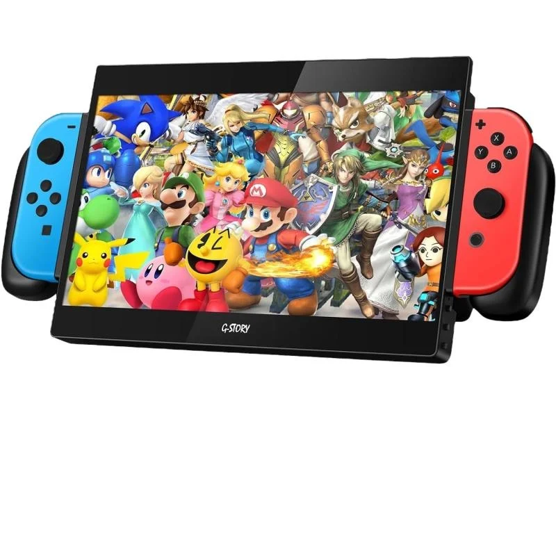 Nintendo Switch Taşınabilir IPS LCD Ekran Monitör Seyahat Gripli G-Story