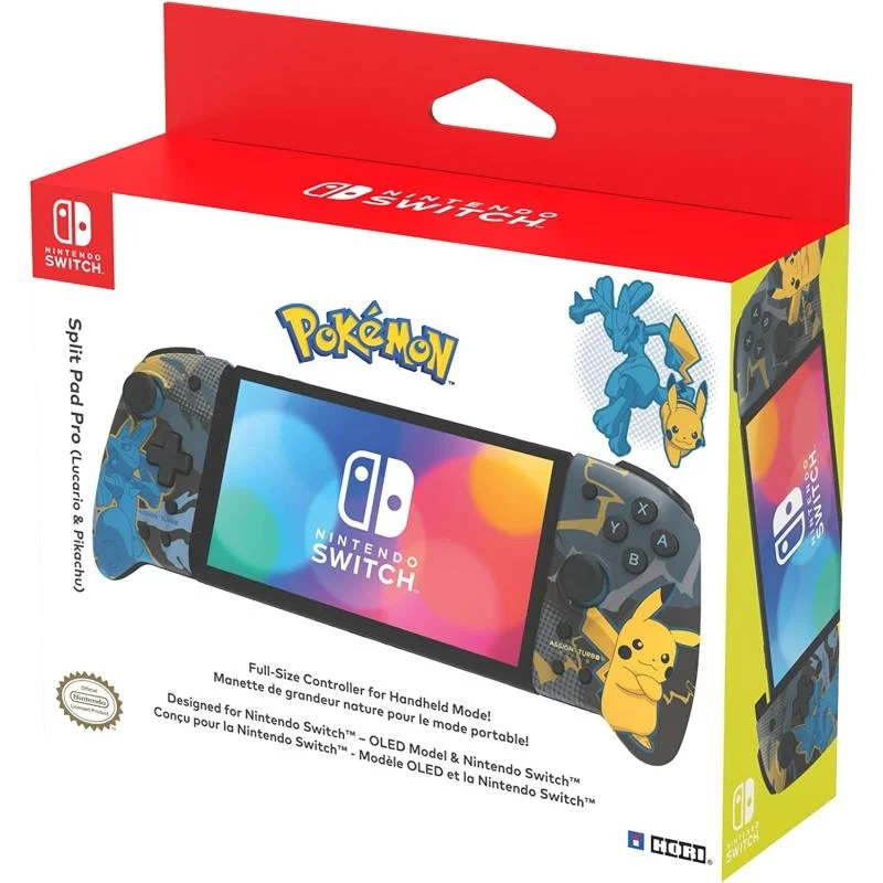 Nintendo Switch Oled Split Pad Pro Lucario & Pikachu Edition
