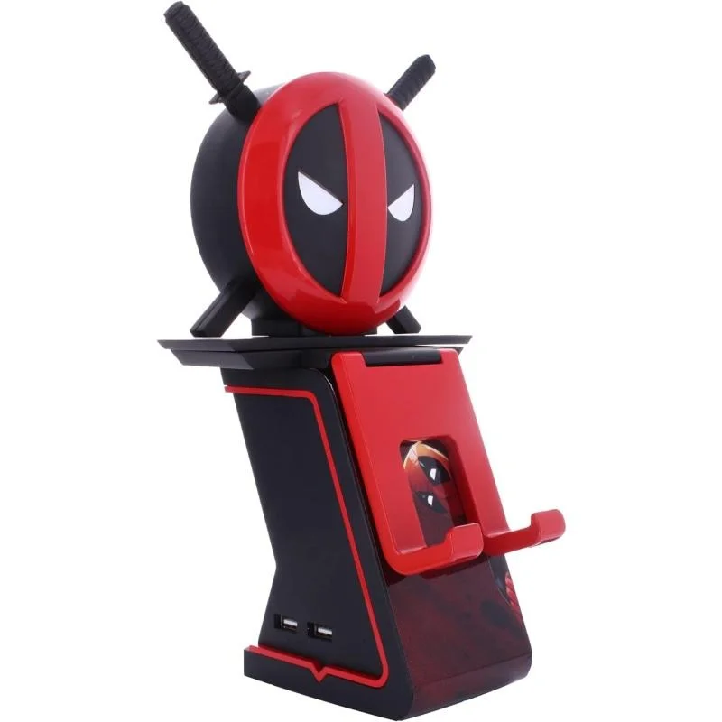 Marvel Deadpool Işıklı Stand Dualsense Dualshock Oyun Kolu Tutucu Telefon Uyumlu Cable Guys Lisanslı Orijinal