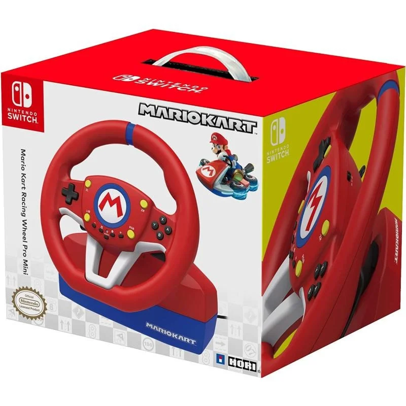 Mario Kart Racing Wheel Pro Mini Direksiyon Seti Nintendo Switch Lisanslı
