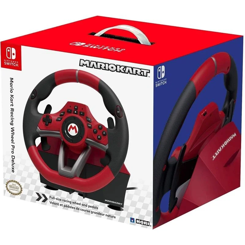Mario Kart Racing Wheel Pro Deluxe Direksiyon Seti Nintendo Switch Lisanslı