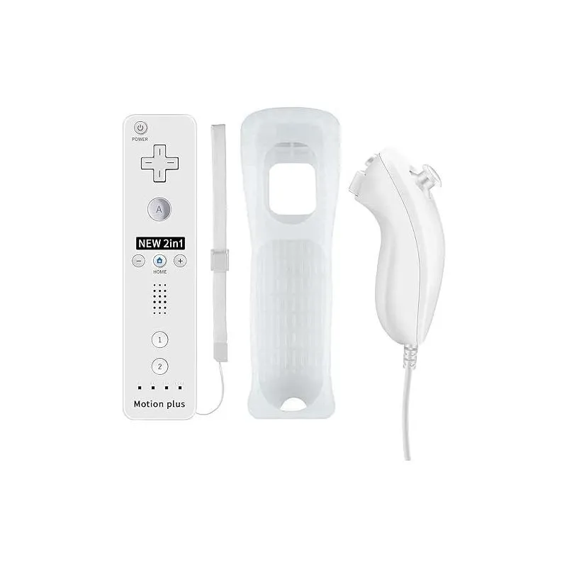 Wii Remote Controller Motion Pluslı ve Nunchuck 2in1 Beyaz
